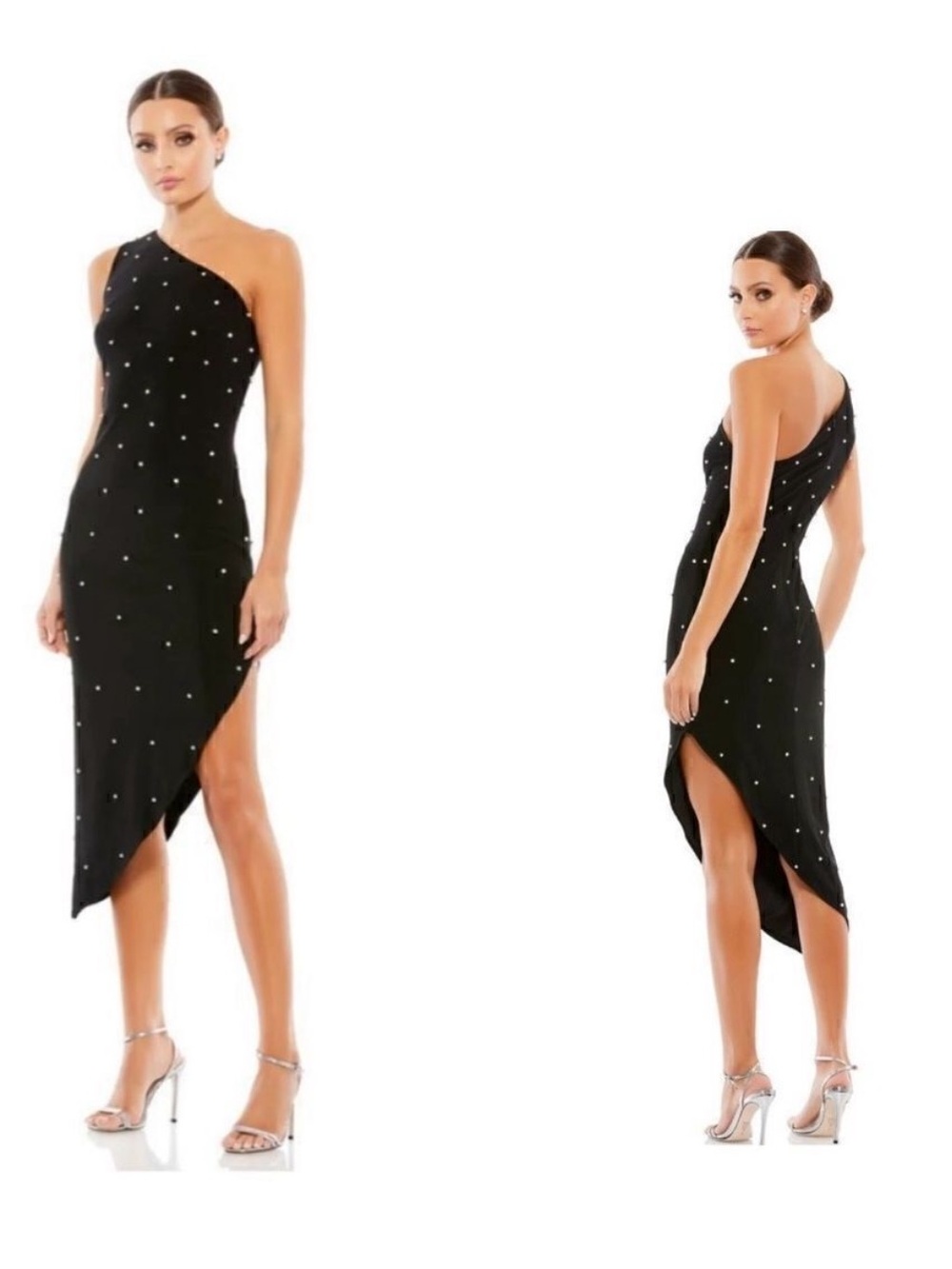 MWT Mac Duggal 55646 Asymmetrical Dress 2